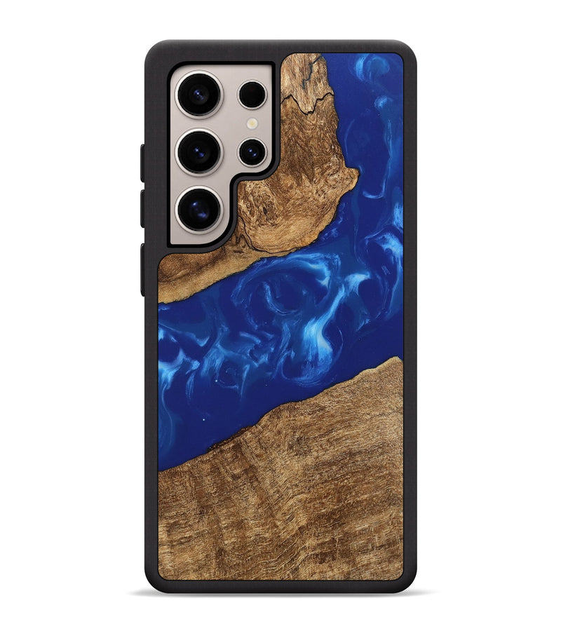 Galaxy S25 Ultra Wood Phone Case - Hollis (Blue, 745876)