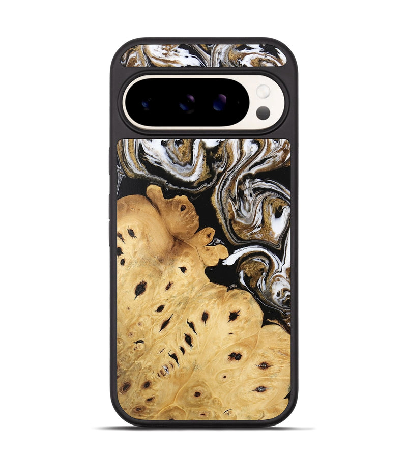 Pixel 9 Wood Phone Case - Hailee (Black & White, 745908)