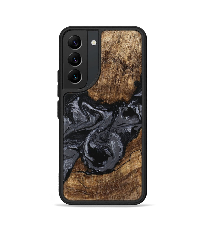 Galaxy S22 Wood Phone Case - Jaylan (Black & White, 745910)