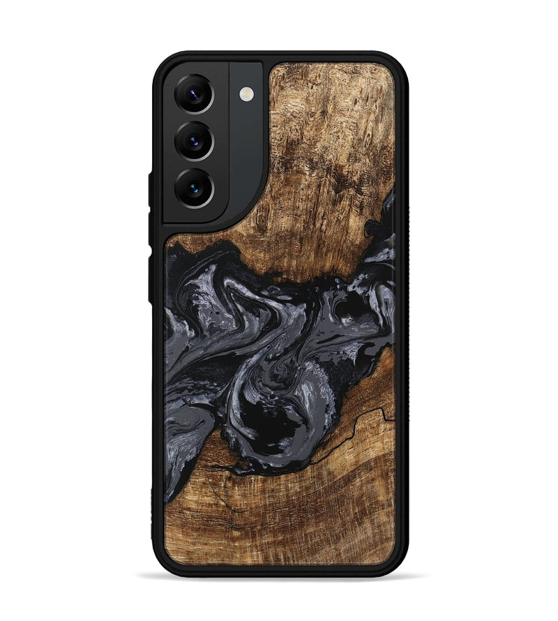 Galaxy S22 Plus Wood Phone Case - Jaylan (Black & White, 745910)