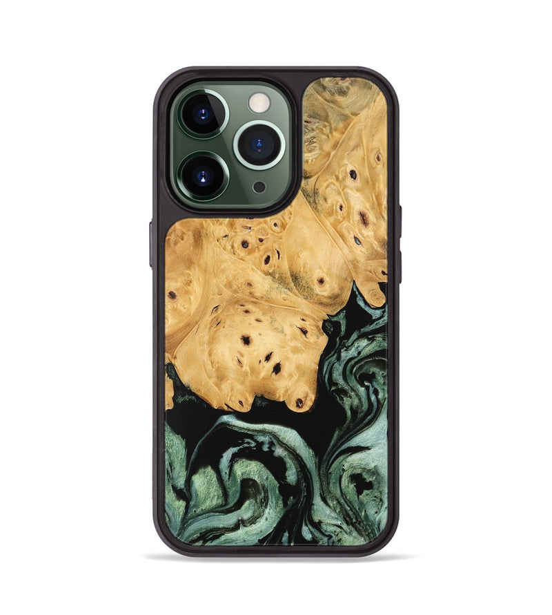 iPhone 13 Pro Wood Phone Case - Chozen (Green, 745911)