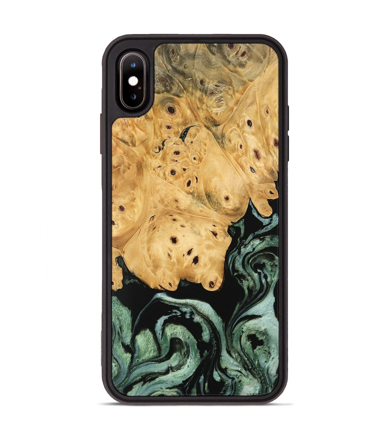 iPhone Xs Max Wood Phone Case - Chozen (Green, 745911)