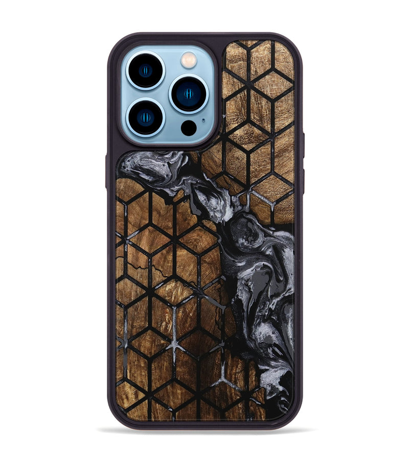 iPhone 14 Pro Max Wood Phone Case - Lester (Pattern, 745915)