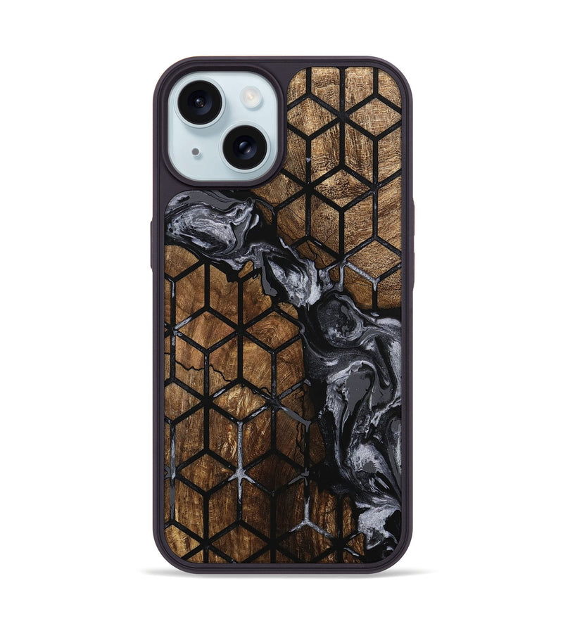 iPhone 15 Wood Phone Case - Lester (Pattern, 745915)