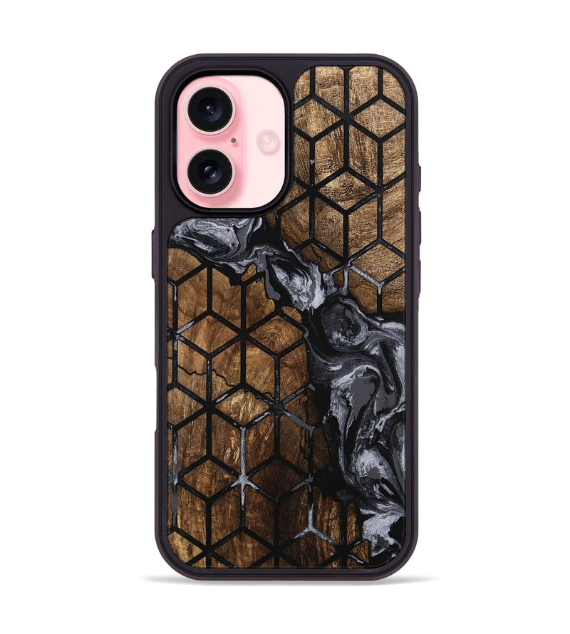 iPhone 16 Wood Phone Case - Lester (Pattern, 745915)