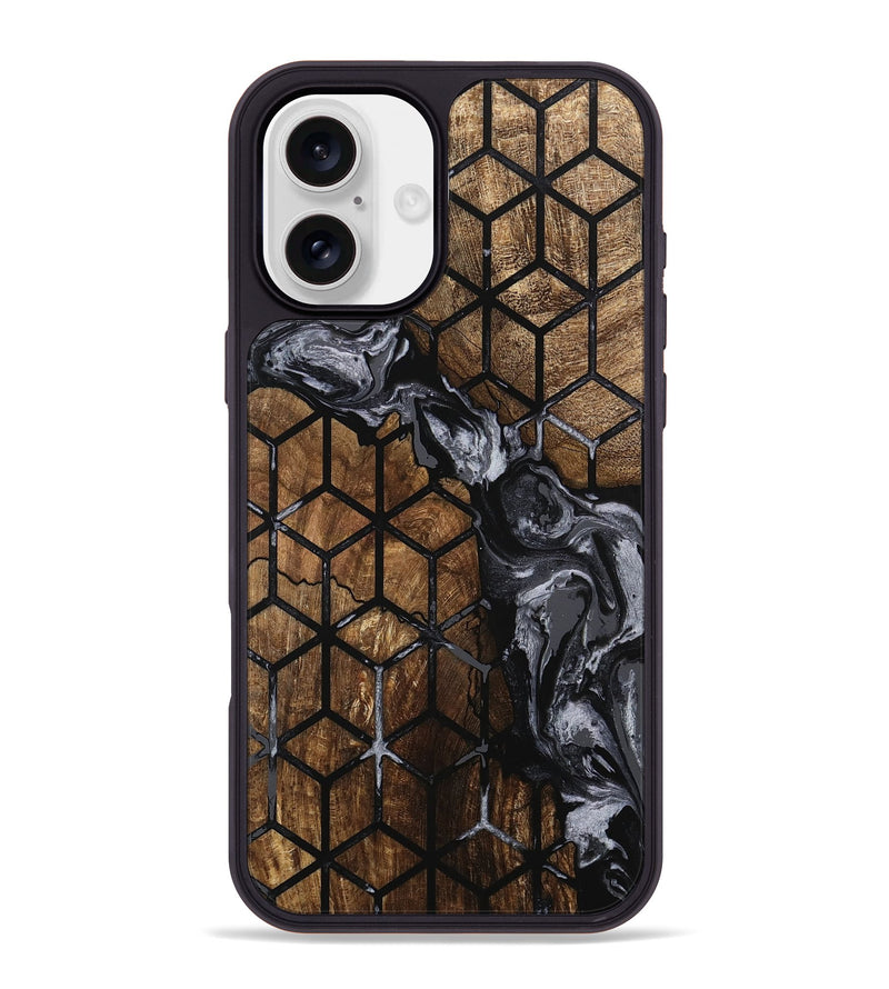 iPhone 16 Plus Wood Phone Case - Lester (Pattern, 745915)