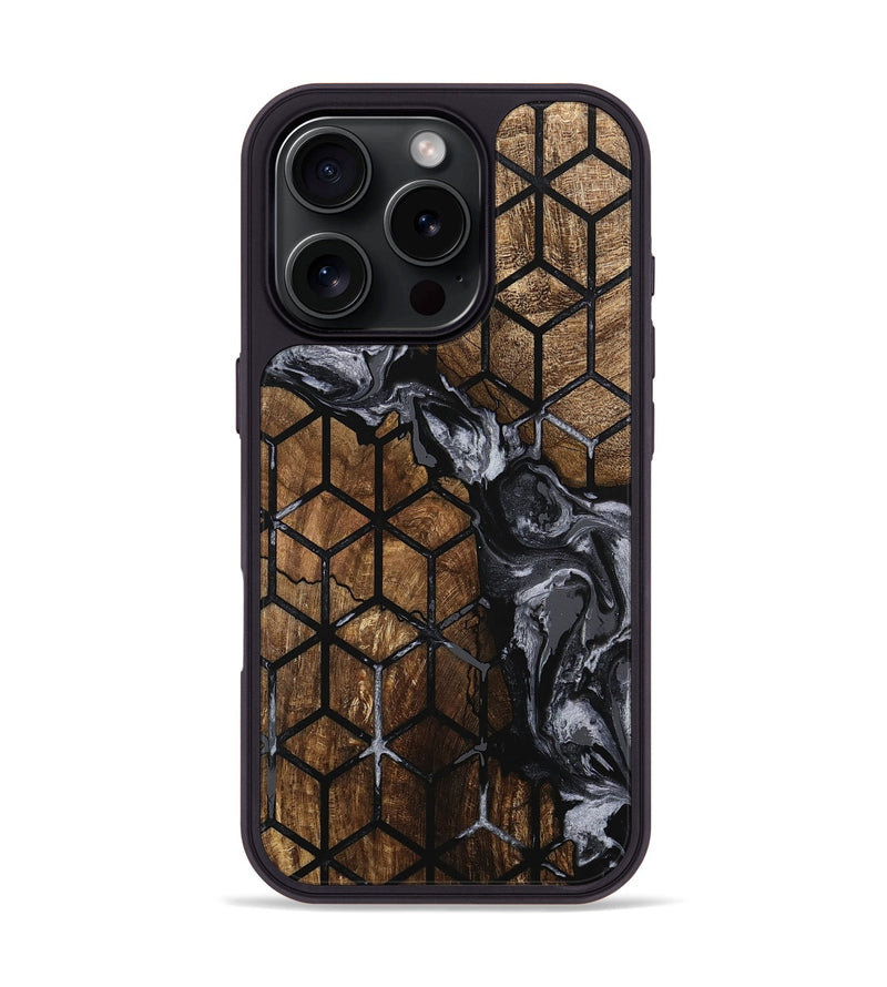 iPhone 16 Pro Wood Phone Case - Lester (Pattern, 745915)