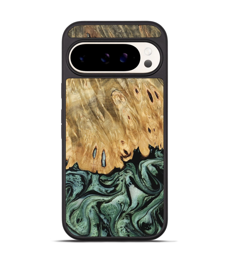 Pixel 9 Wood Phone Case - Joesph (Green, 745917)