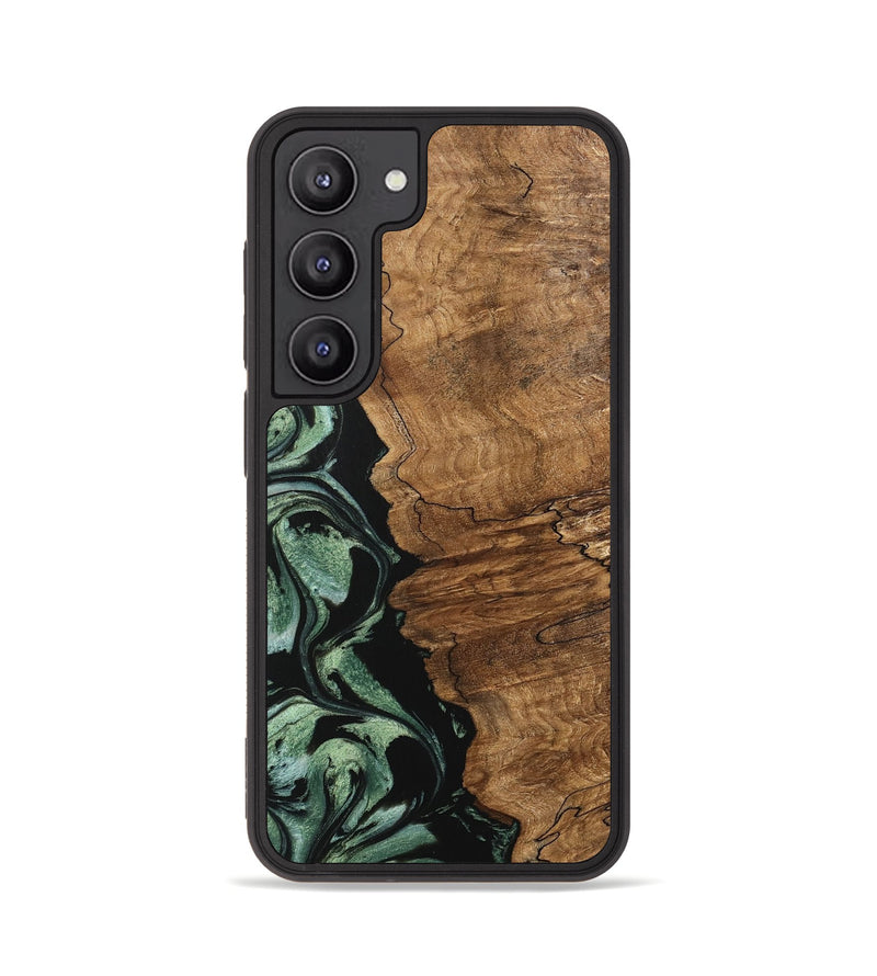 Galaxy S23 Wood Phone Case - Corine (Green, 745918)