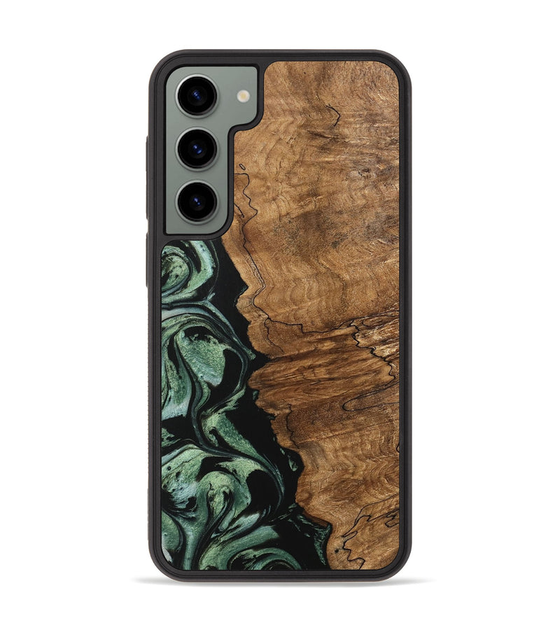 Galaxy S23 Plus Wood Phone Case - Corine (Green, 745918)