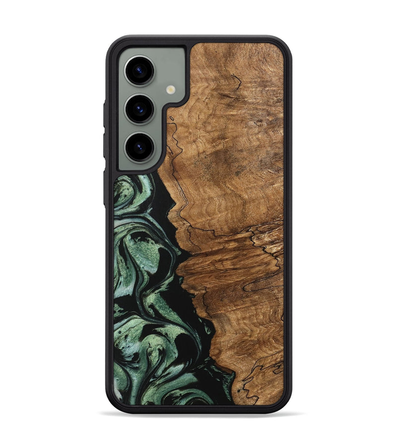 Galaxy S24 Plus Wood Phone Case - Corine (Green, 745918)