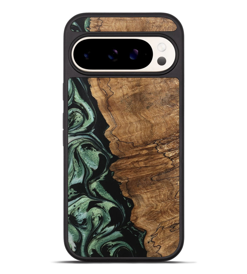 Pixel 9 Pro XL Wood Phone Case - Corine (Green, 745918)