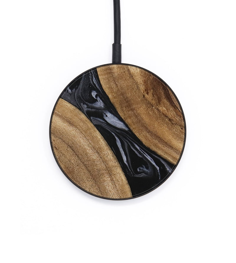 Circle Wood Wireless Charger - Hyman (Black & White, 745919)