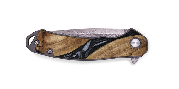 EDC Wood Pocket Knife - Hyman (Black & White, 745919)