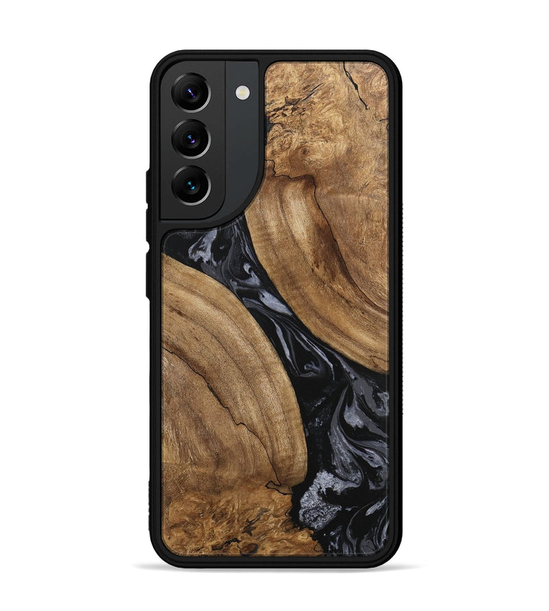 Galaxy S22 Plus Wood Phone Case - Hyman (Black & White, 745919)