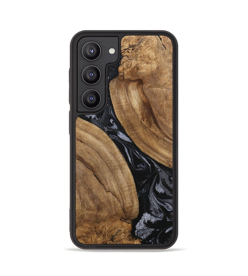 Galaxy S23 Wood Phone Case - Hyman (Black & White, 745919)