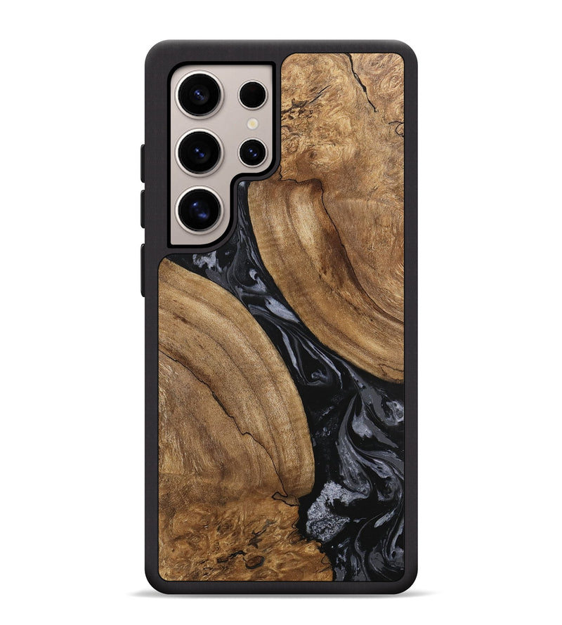 Galaxy S25 Ultra Wood Phone Case - Hyman (Black & White, 745919)