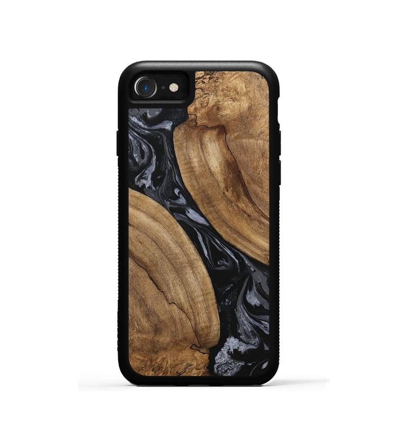 iPhone SE Wood Phone Case - Hyman (Black & White, 745919)