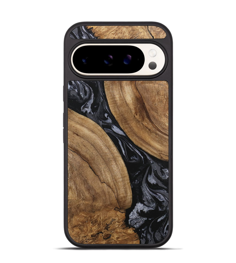 Pixel 9 Wood Phone Case - Hyman (Black & White, 745919)