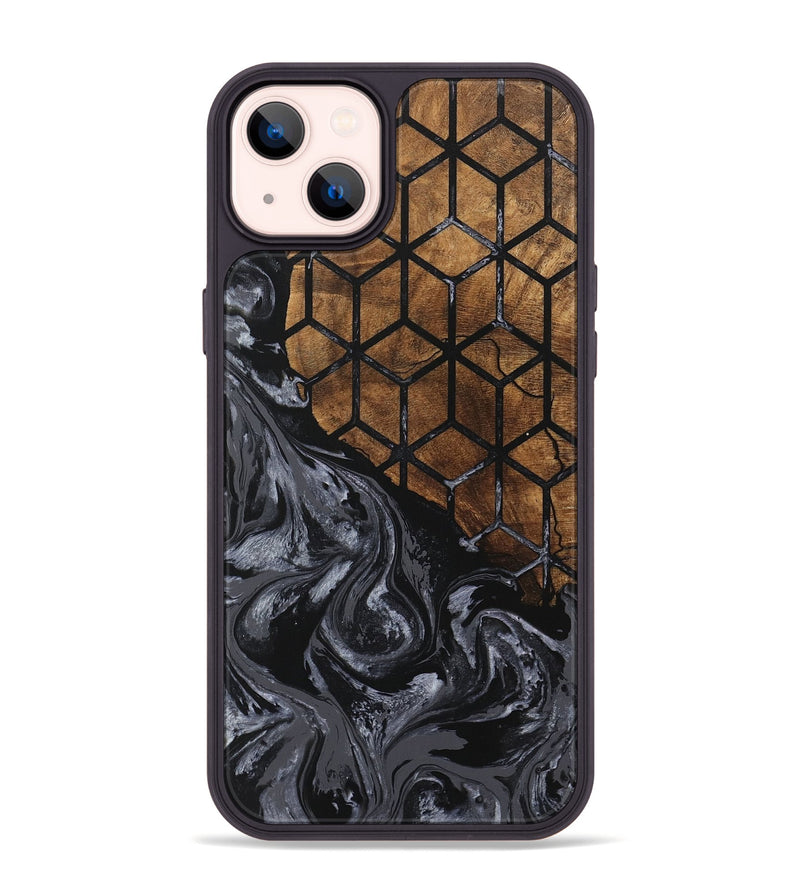 iPhone 14 Plus Wood Phone Case - Freddy (Pattern, 745920)