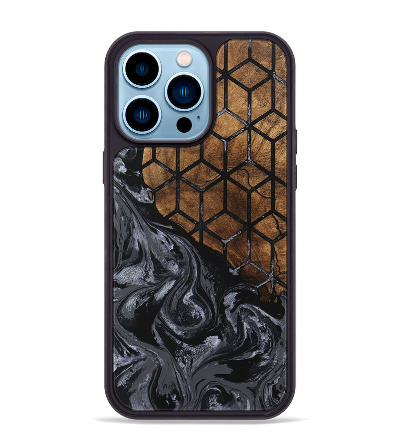 iPhone 14 Pro Max Wood Phone Case - Freddy (Pattern, 745920)