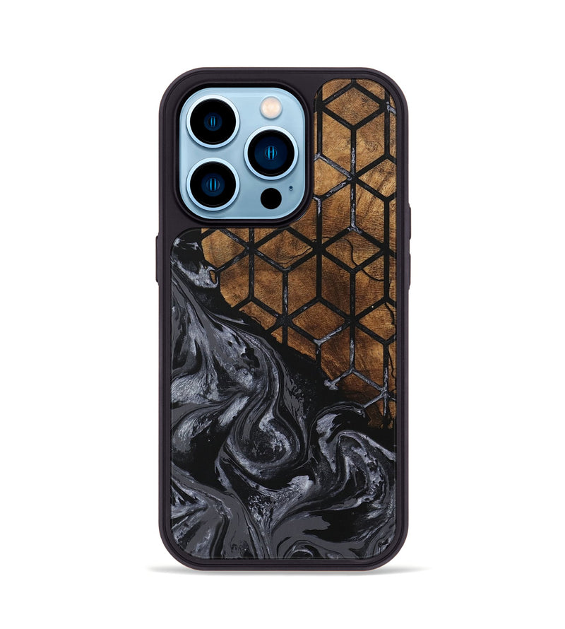 iPhone 14 Pro Wood Phone Case - Freddy (Pattern, 745920)