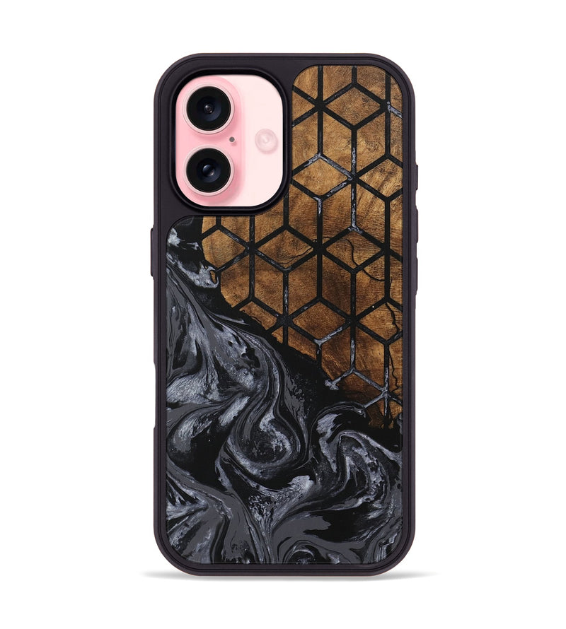 iPhone 16 Wood Phone Case - Freddy (Pattern, 745920)