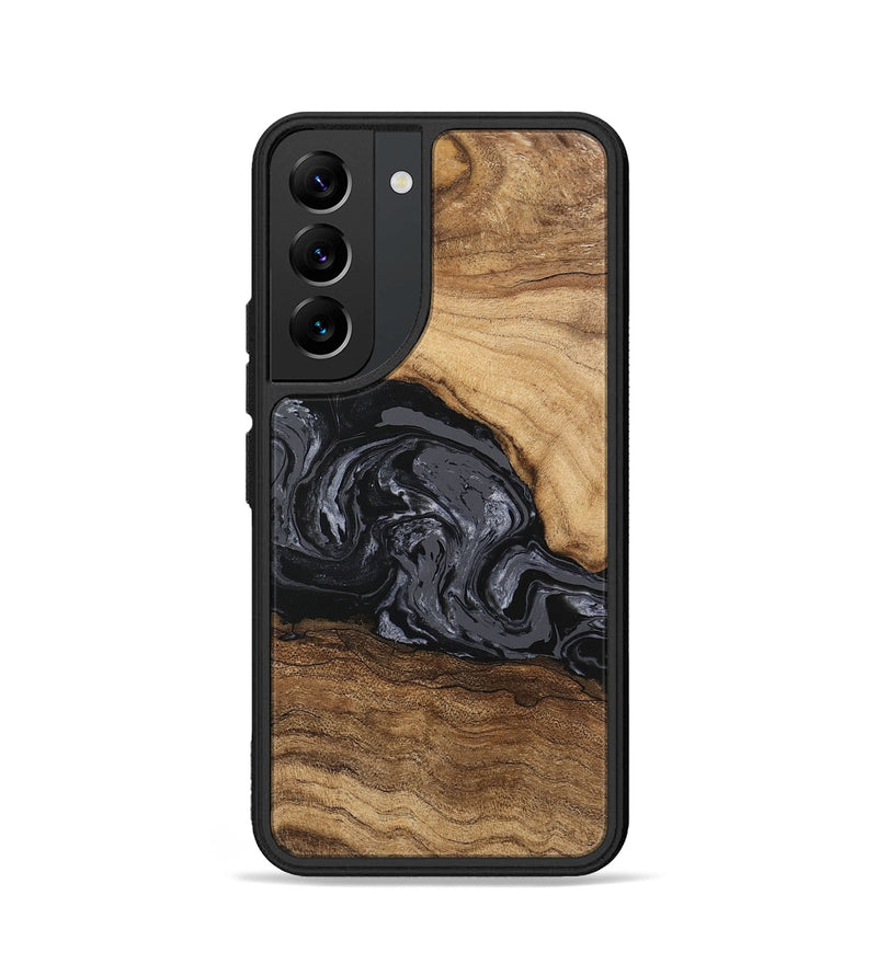 Galaxy S22 Wood Phone Case - Corrie (Black & White, 745921)