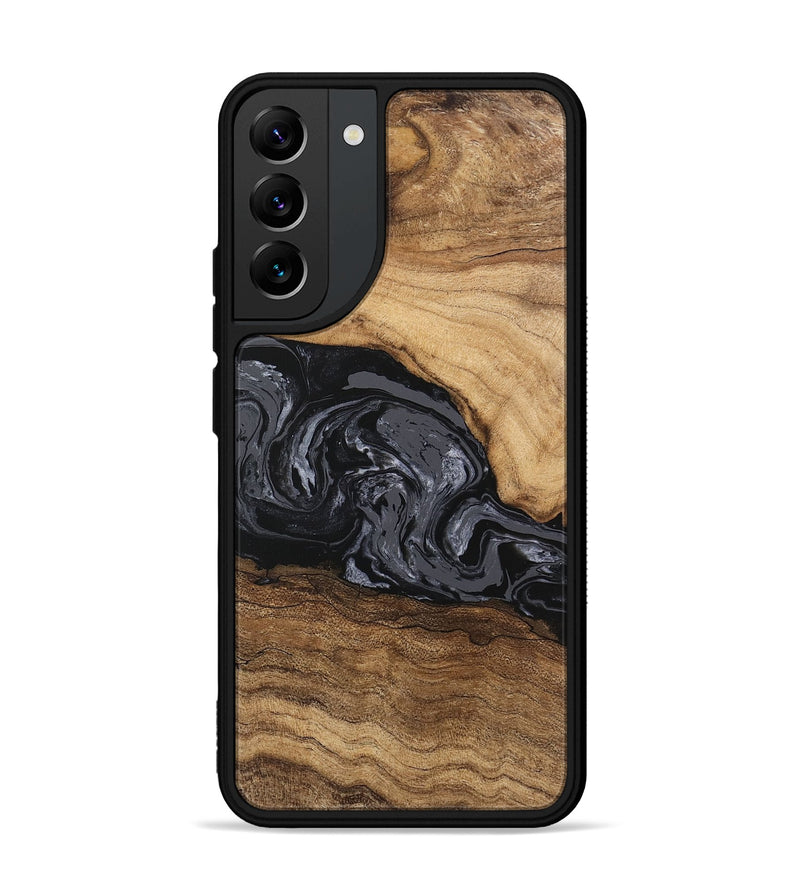 Galaxy S22 Plus Wood Phone Case - Corrie (Black & White, 745921)