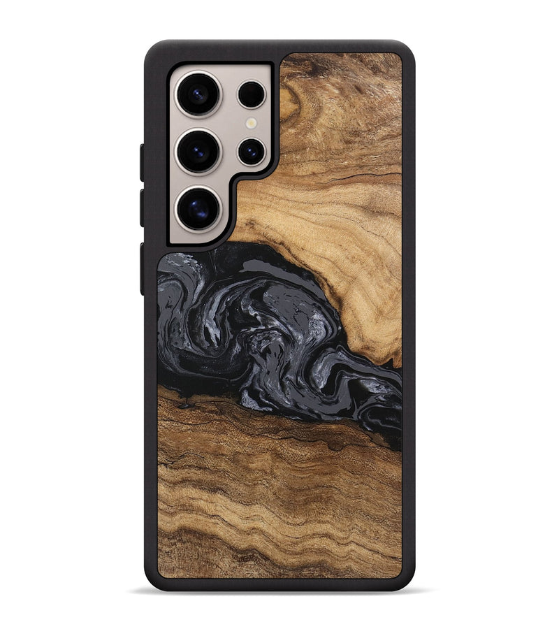 Galaxy S25 Ultra Wood Phone Case - Corrie (Black & White, 745921)