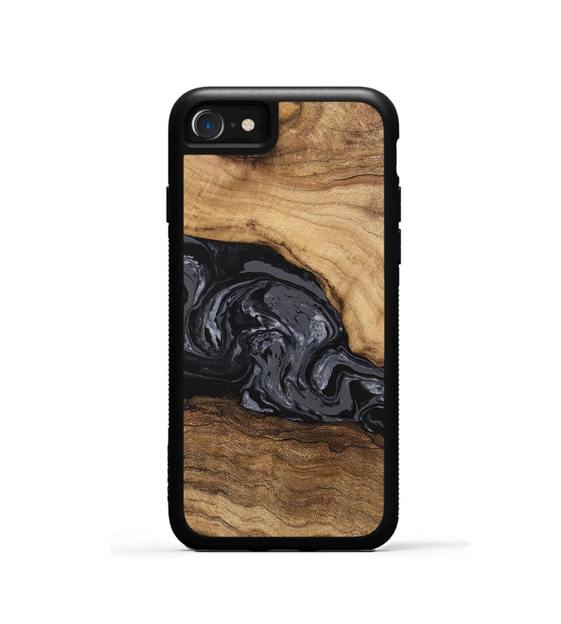 iPhone SE Wood Phone Case - Corrie (Black & White, 745921)