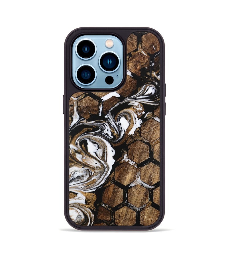 iPhone 14 Pro Wood Phone Case - Rolando (Pattern, 745923)