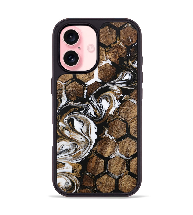 iPhone 16 Wood Phone Case - Rolando (Pattern, 745923)