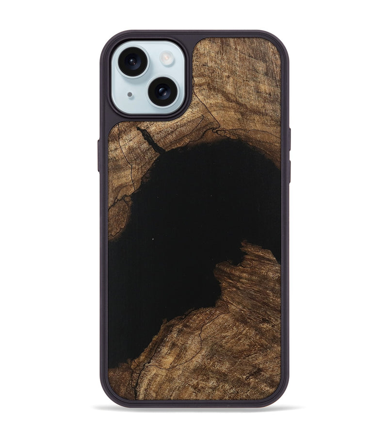 iPhone 15 Plus Wood Phone Case - Madonna (Wood Burl, 745924)