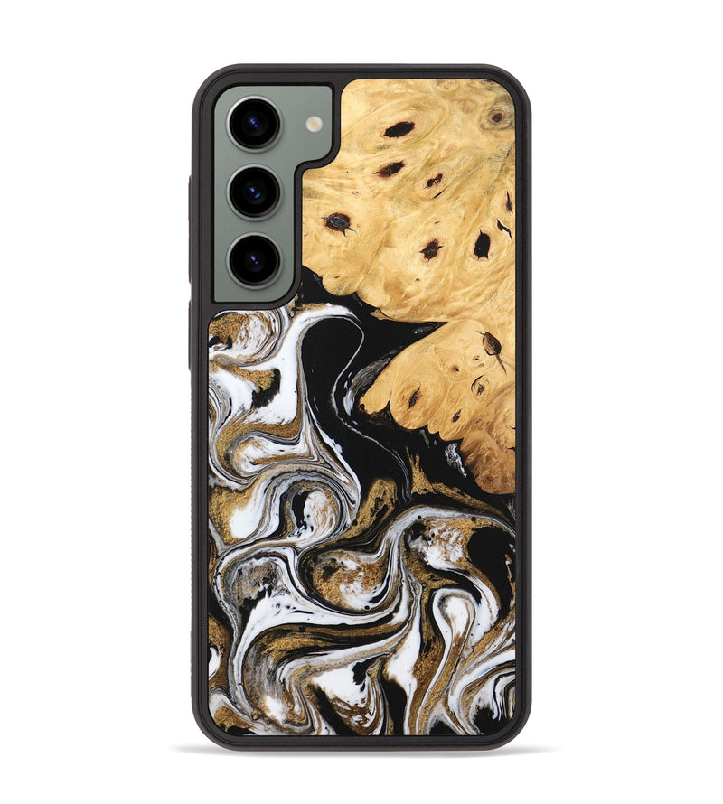 Galaxy S23 Plus Wood Phone Case - Nallely (Black & White, 745926)