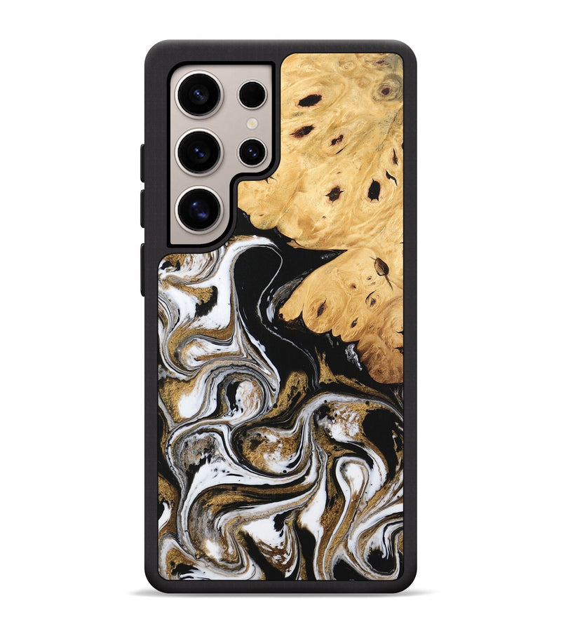 Galaxy S25 Ultra Wood Phone Case - Nallely (Black & White, 745926)