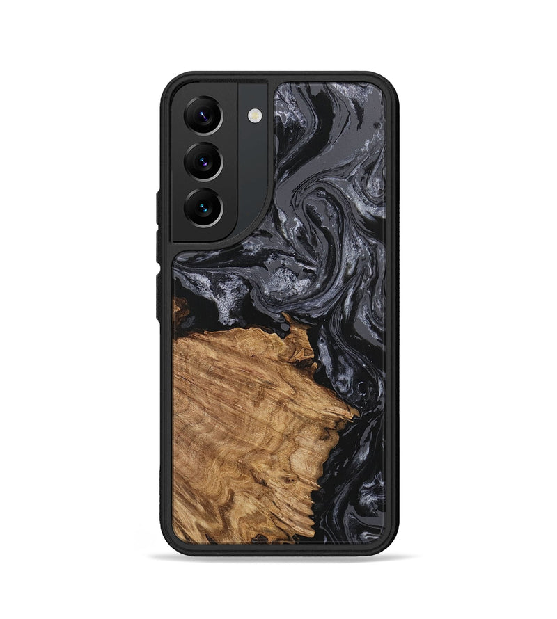 Galaxy S22 Wood Phone Case - Steven (Black & White, 745932)