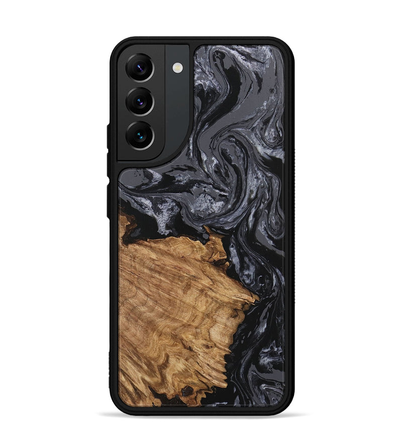 Galaxy S22 Plus Wood Phone Case - Steven (Black & White, 745932)