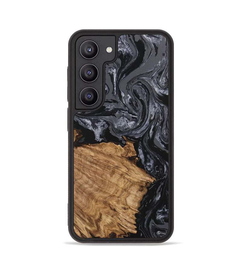 Galaxy S23 Wood Phone Case - Steven (Black & White, 745932)