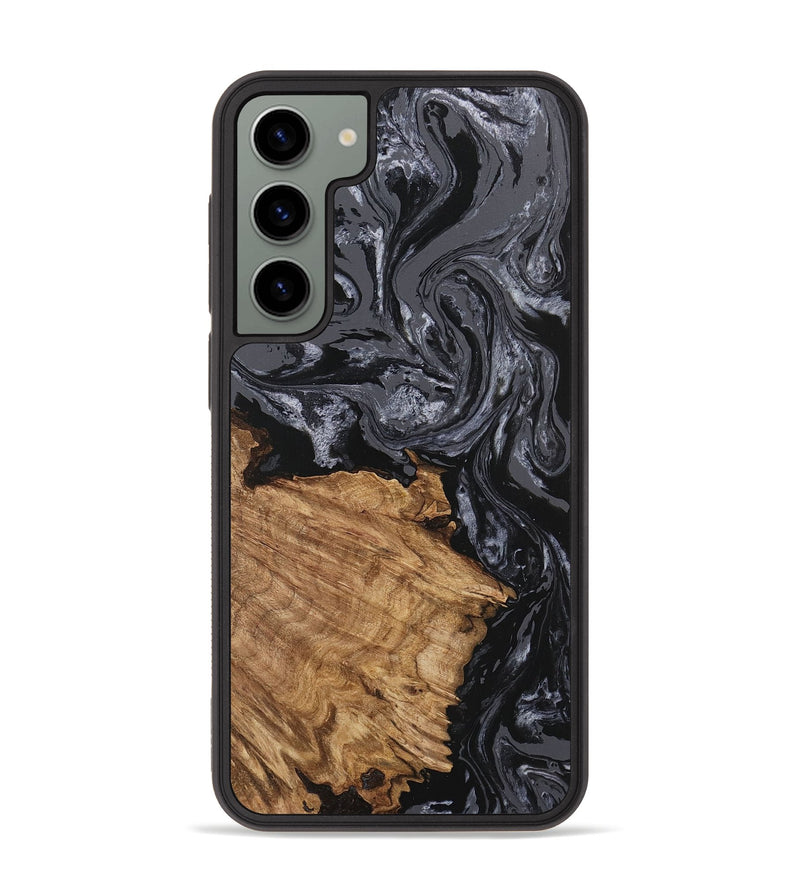 Galaxy S23 Plus Wood Phone Case - Steven (Black & White, 745932)