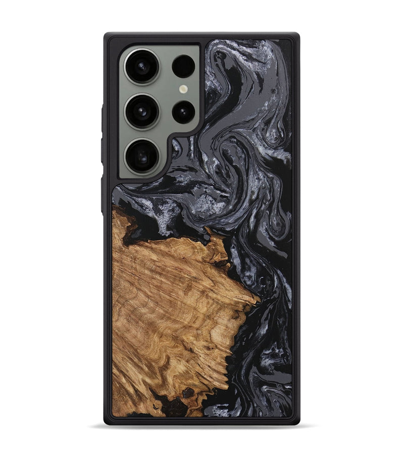 Galaxy S24 Ultra Wood Phone Case - Steven (Black & White, 745932)