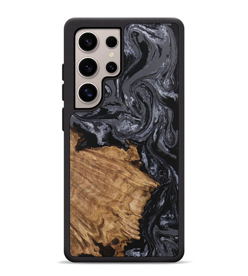 Galaxy S25 Ultra Wood Phone Case - Steven (Black & White, 745932)