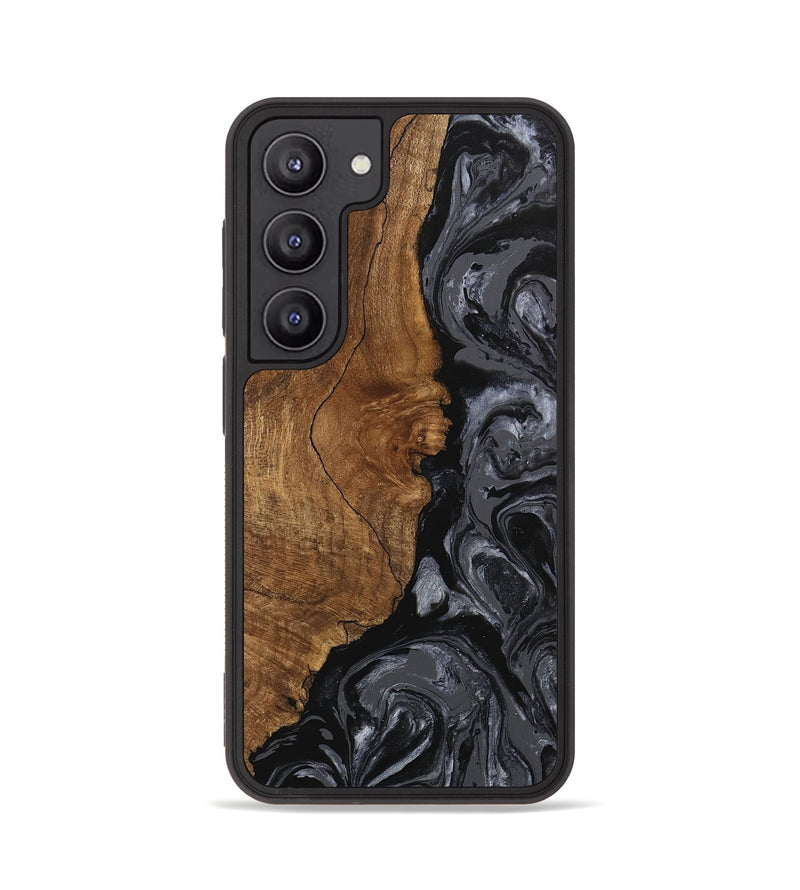 Galaxy S23 Wood Phone Case - Brett (Black & White, 745933)