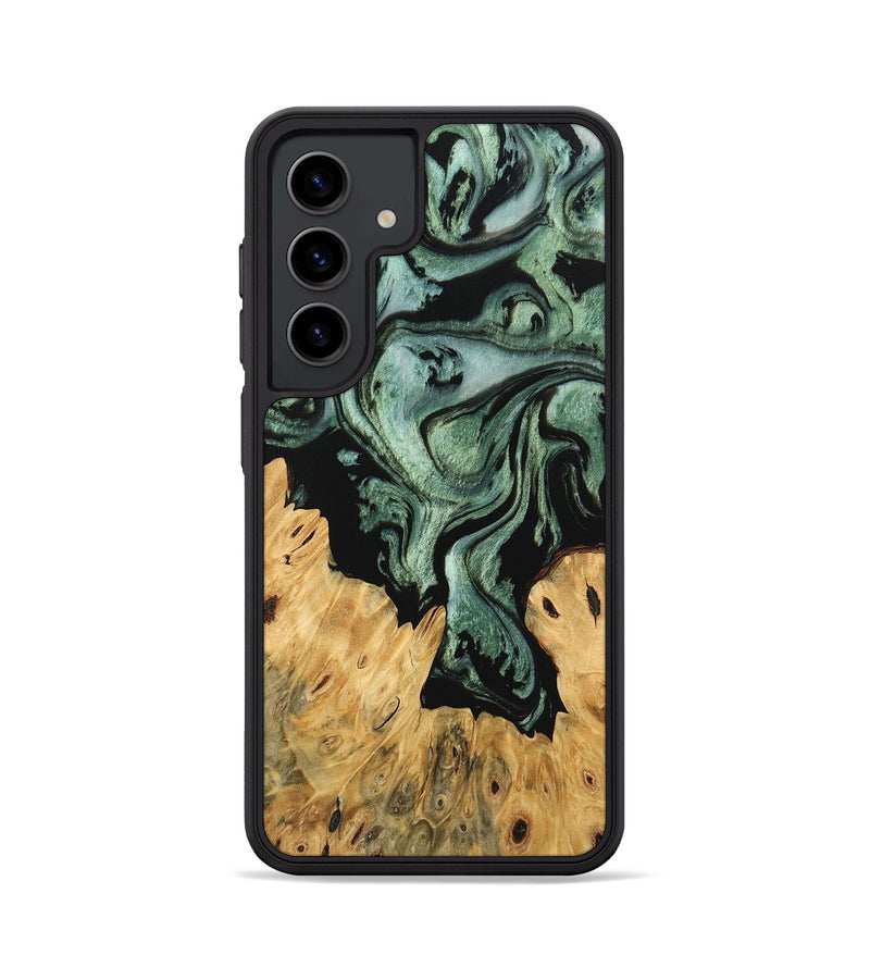 Galaxy S24 Wood Phone Case - Krysta (Green, 745934)