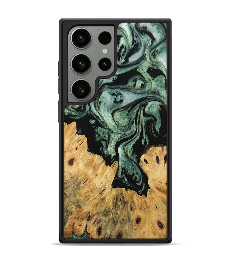 Galaxy S24 Ultra Wood Phone Case - Krysta (Green, 745934)