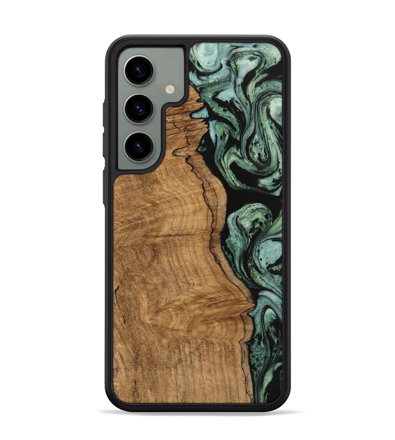 Galaxy S24 Plus Wood Phone Case - Selena (Green, 745935)