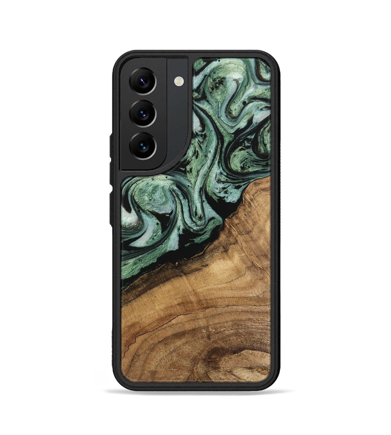 Galaxy S22 Wood Phone Case - Jaden (Green, 745937)