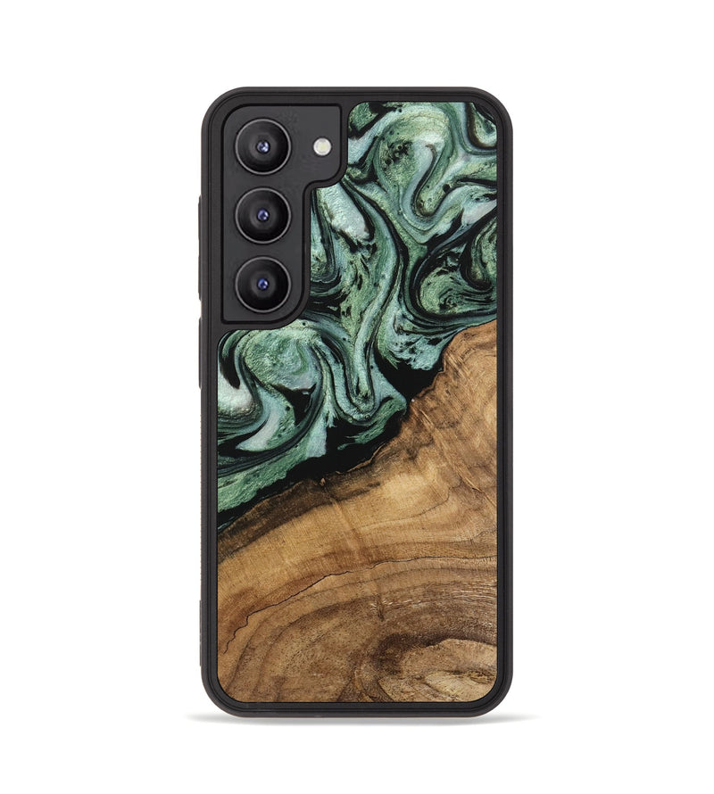 Galaxy S23 Wood Phone Case - Jaden (Green, 745937)