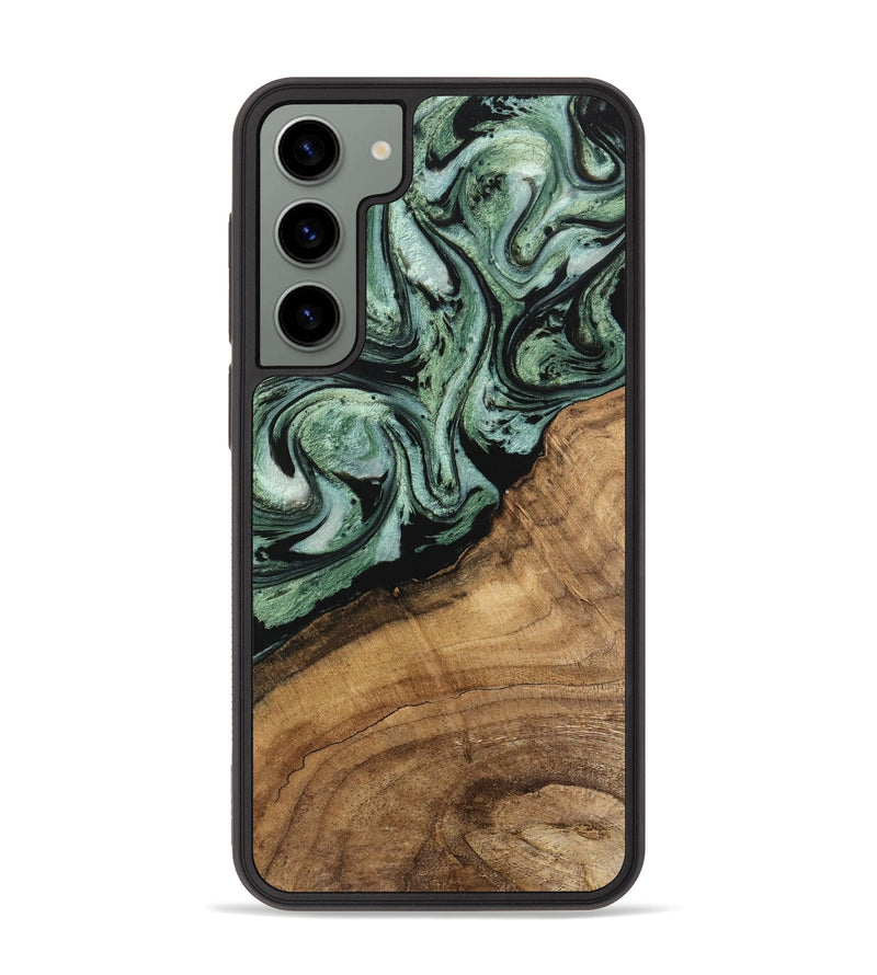 Galaxy S23 Plus Wood Phone Case - Jaden (Green, 745937)