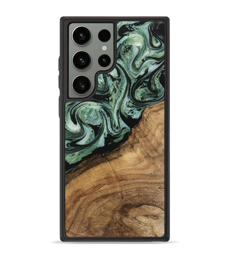 Galaxy S23 Ultra Wood Phone Case - Jaden (Green, 745937)